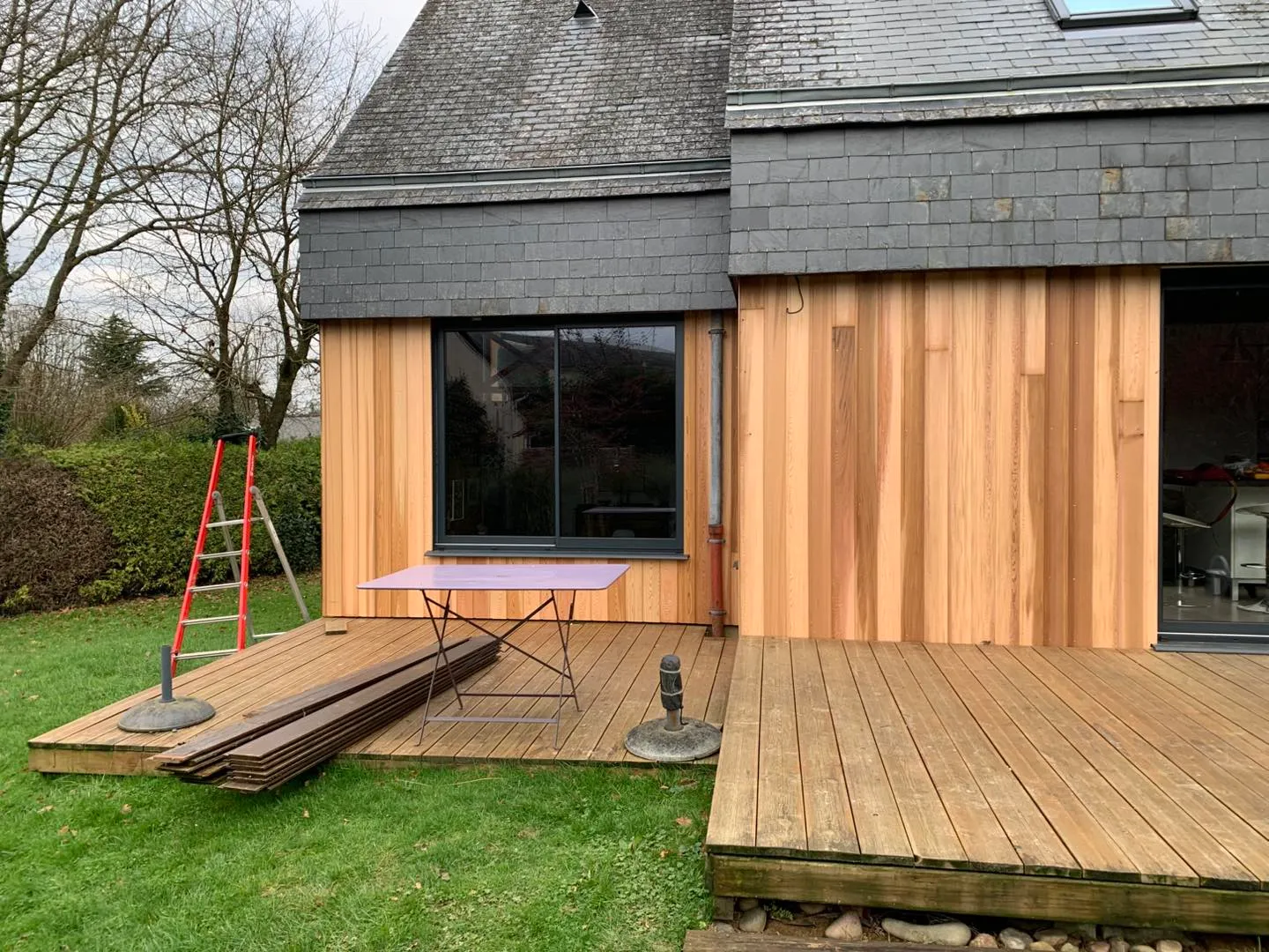 extension bois acigne