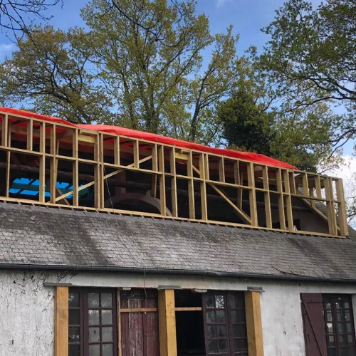 extension bois betton